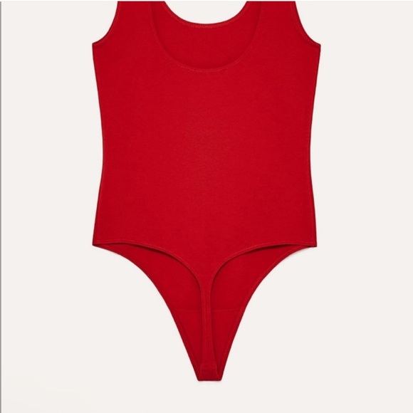 Wilfred Aritzia red bodysuit NEW WITH TAGS small - Picture 4 of 5